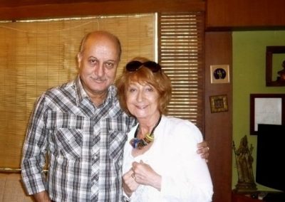 Working with Anupam Kher in Mumbai, May 2011