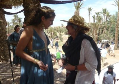 Working with Lucia Jiminez-Chariot Race day Ben-Hur Morocco, 2009